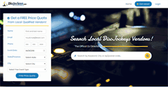 Desktop Screenshot of discjockeys.com